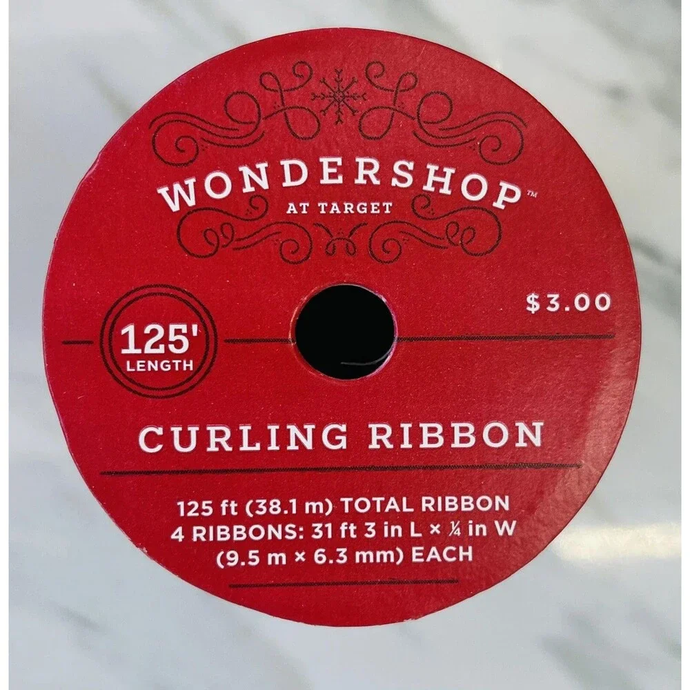 Wondershop Multi Colors Curling Ribbons 125 Feet Long Each Spool
